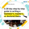 How To Write Your Thesis In 30 Days