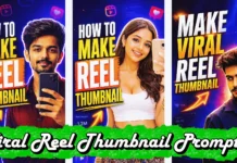 reel thumbnail prompts