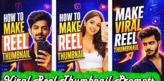 reel thumbnail prompts