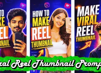 reel thumbnail prompts