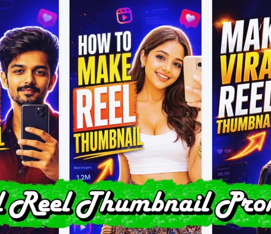 reel thumbnail prompts