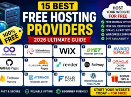 Best Free Hosting Sites in 2026 With Free SSL, cPanel & Domain
