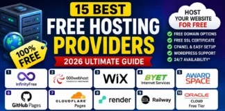 Best Free Hosting Sites in 2026 With Free SSL, cPanel & Domain