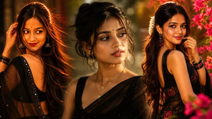 chatgpt black saree prompts
