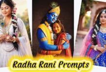 prompt for radha rani look for girl