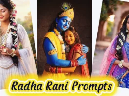 prompt for radha rani look for girl