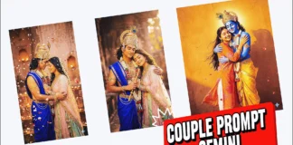 radha krishna couple prompt for gemini ai