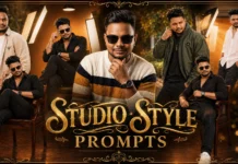 Trending studio style photo prompts
