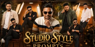 Trending studio style photo prompts