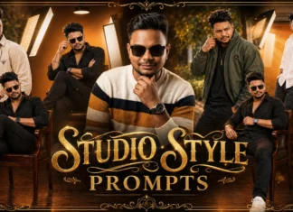 Trending studio style photo prompts